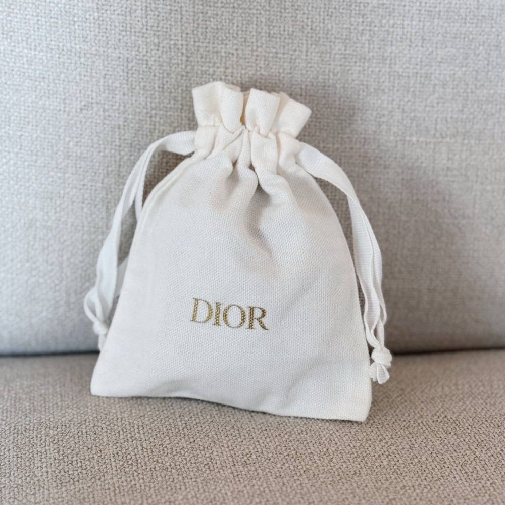 Dior White Small Size Dust Bag